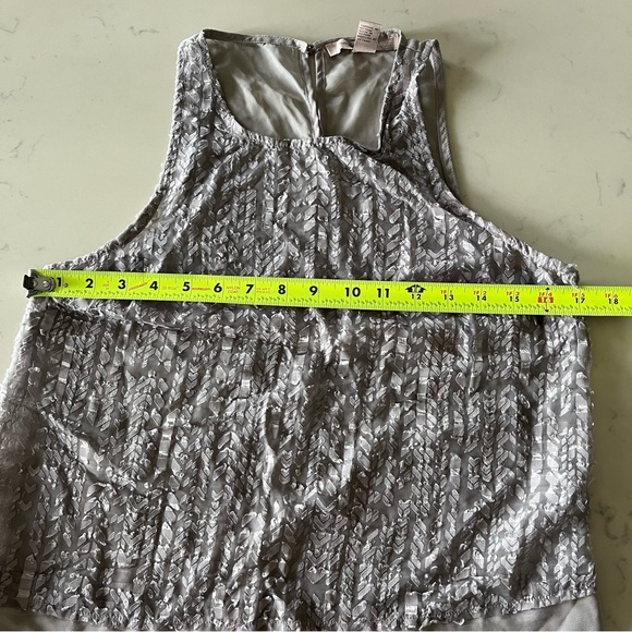 Forever 21 Gray Patterned Women's Top Size S - Picture 8 of 10